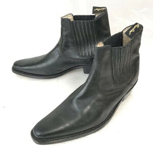 ホーキンス/Hawkins【7H/25.5-26.0/黒/BLACK】グッドイヤー製法/サイドゴアブーツ★オールレザー/本革/ハンドメイド/Shoes◆pWB100-9