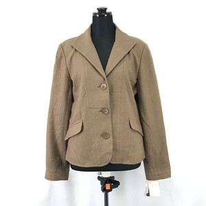 定価3万↑新古品★ANTHURIUM/アンスリウム★ウール100％/ショートコート/秋冬ジャケット【women’s -L/茶/brown】Coats/Jumpers◆pBH279