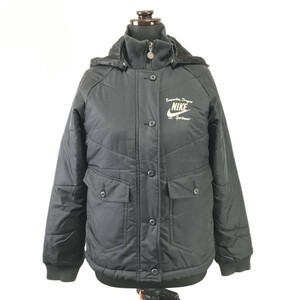 ナイキ/NIKE★中綿入り/防寒ブルゾン/ジャケット【レディースM/黒/black】着脱フード/Coats/Jackets/Jumpers◆pBH283