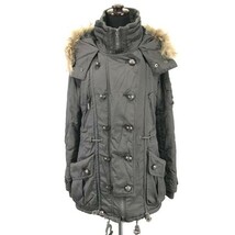 セシルマクビー/CECILMcBEE★中綿入り/モッズコート【F/レディースM程度/グレー系/gray系】着脱ファー/Coats/Jackets/Jumpers◆pBH309_画像1