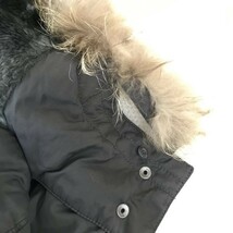 セシルマクビー/CECILMcBEE★中綿入り/モッズコート【F/レディースM程度/グレー系/gray系】着脱ファー/Coats/Jackets/Jumpers◆pBH309_画像9