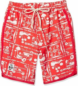 【KCM】Z-2iro-138-M★展示品★【CHUMS/チャムス】キッズ ショートパンツ　Kid's Splash 7'' Shorts　CH23-1033　レッド　Kids M