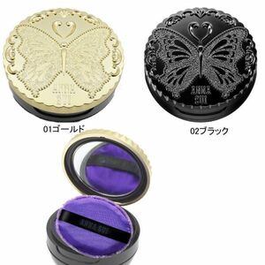 [CU]ANNA SUI Anna Sui loose face powder Mini compact only mirror mirror puff attaching 01 Gold ana-looseface-compact[ new goods 