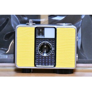  film camera used compact camera RICOH AUTO HALF E yellow custom [ used ][ overhaul settled ]