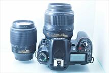 一眼レフカメラ 初心者 中古 一眼レフ Nikon D80 ダブルレンズキット 整備 センサークリーニング【中古】_画像3