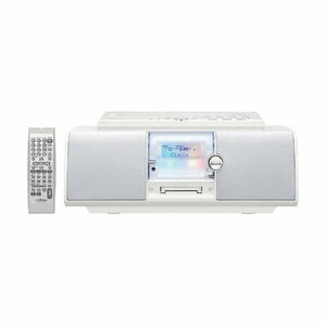 CD-MDポータブルシステム ホワイト J VCケンウッド ビクター RC-L1MD-W 【中古】