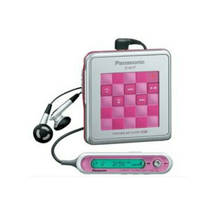  portable MD player Panasonic SJ-MJ17-P MDu oak man pink [ used ]