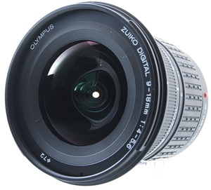 一眼レフカメラ 広角レンズ OLYMPUS ZUIKO DIGITAL ED 9-18mm F4.0-5.6 整備 レンズ電気接点コーティング【中古】