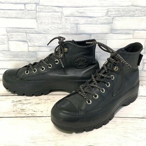 R4730bL CONVERSE コンバース ALL STAR LUGGED WINTER 23㎝ GORE-TEX ゴアテックス ハイカットスニーカー ブラック レザーブーツ 566155C