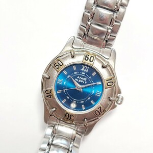 MT238LL ANNE KLEIN II アンクライン 腕時計 リストウォッチ 10/1562-3-5 レディース シルバー ブルー文字盤 クォーツ 日常防水