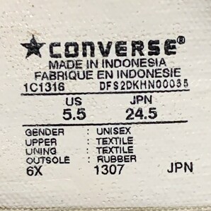 R4818bE CONVERSE コンバース スニーカー パープル系 24.5cm レディース オールスター カラーズ クラシック OX 1C1316 ローカット 靴の画像8