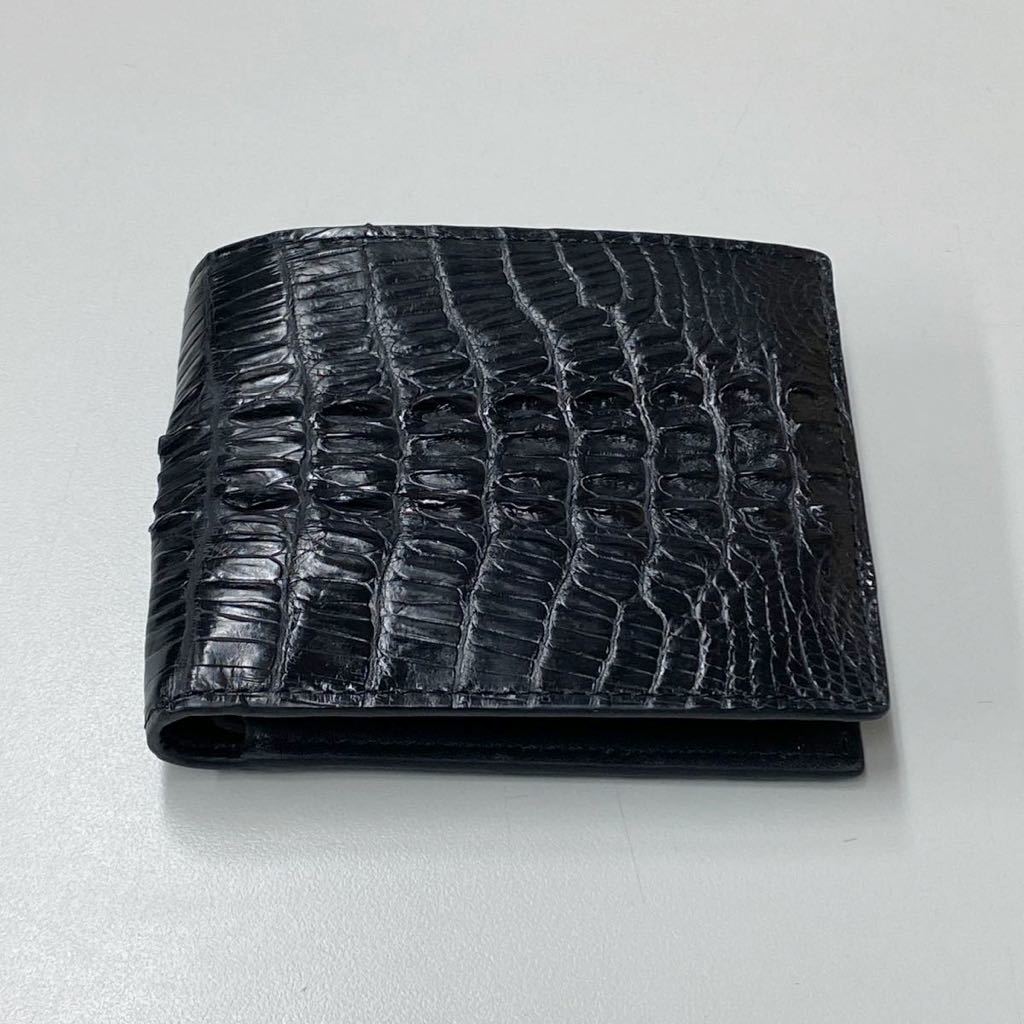 本物ナイル☆クロコダイル 本革☆パッチワーク☆ ラウンド 長財布 稀少