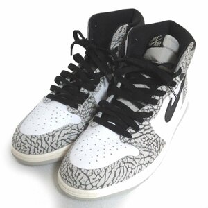 未使用 23SS NIKE ナイキ エアジョーダン 1 レトロ ハイ OG White Cement エレファント スニーカー DZ5485-052 28.5cm