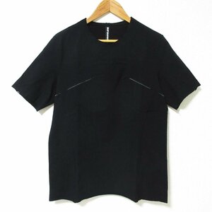 新品 未使用 RIPVANWINKLE リップヴァンウィンクル 2020年プレフォール SOLID S/S 半袖 Tシャツ カットソー R+134 サイズ3 ブラック