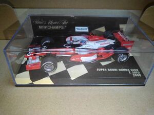 1/43 ミニチャンプス ミニカー 400080018 スーパー アグリ F1 チーム SA08 佐藤琢磨 Super Aguri Honda SA08 SAMANTHA KINGZ #18