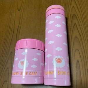 和平ブレイズ　サニーサイドカフェ マグボトル 500ml & ランチポット 300ml ピンク 
