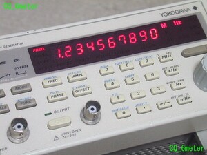 ●CQ_6meter●横河のFUNCTION GENERATOR FG120 0.001mHz-2MHz わりとキレイな現用動作品