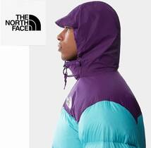 ◆モデル出品◆新品 M ノースフェイス ヌプシ700 グースダウンジャケット 青/紫 The North Face 1996 RETRO NUPTSE DOWN JACKET タグ無し_画像3