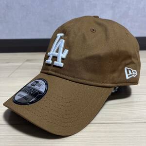 ニューエラ　NEW ERA キャップ　NY ニューヨークヤンキース　茶色オレンジ　LAドジャース