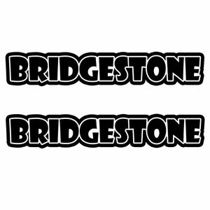 (D01) カッティングシート BRIDGESTONE ブリジストン 2枚セット ステッカー