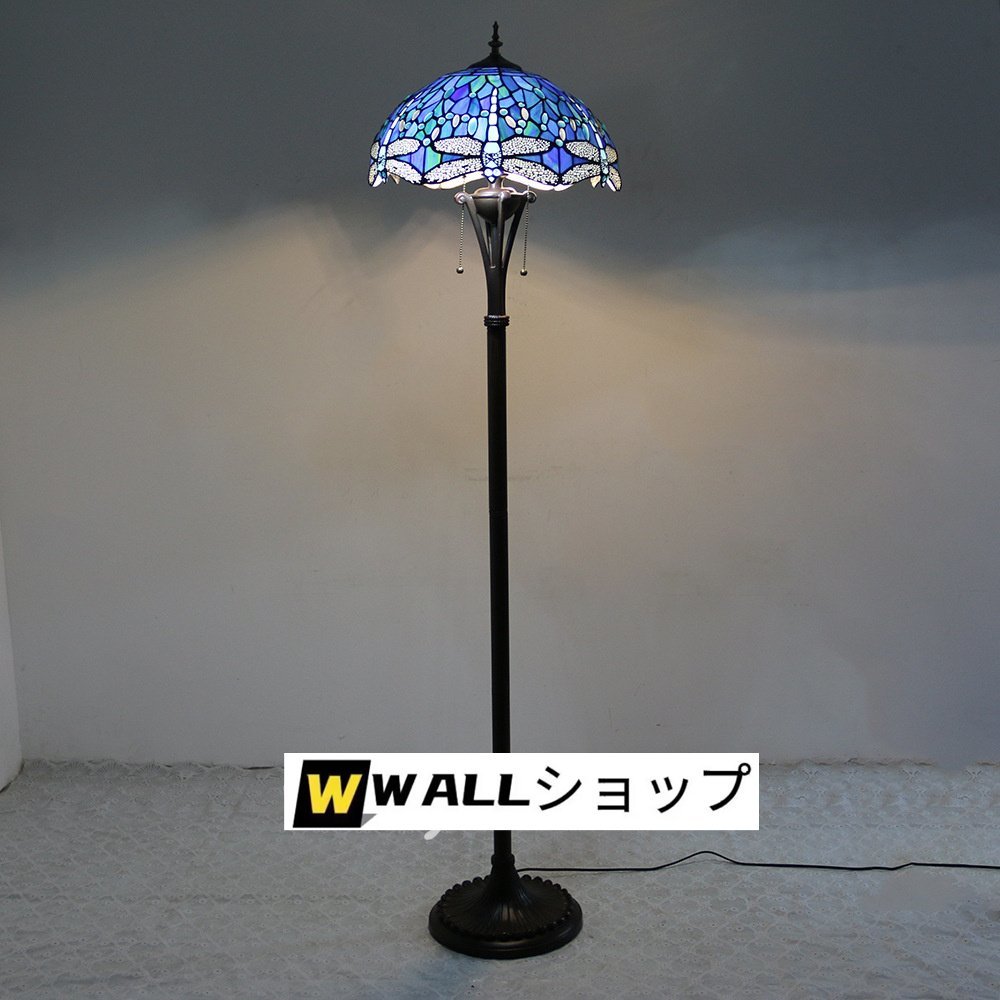 稀少美品【ステンドランプ ステンドグラス アンティーク 花柄】レトロ