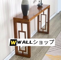サイドテーブル 家具 木製 ウェール 電話台 机 デラックス ロッカー 物置 玄関 花台_画像5
