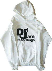 【新品】Def Jam パーカー Lサイズ Tシャツ Wh デフ・ジャム ラップ　ヒップホップ バンドTシャツ Beastie Boys Wu-Tang Clan