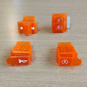  new goods free shipping Gyro Canopy skeleton switch orange TA02TA03 handle switch 