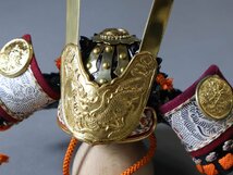 名工 甲冑師 加藤一冑 作 源為朝 「八龍の兜」 戦国武将 ミニ兜 ミニチュア兜 兜飾り 五月人形 端午の節句_画像7