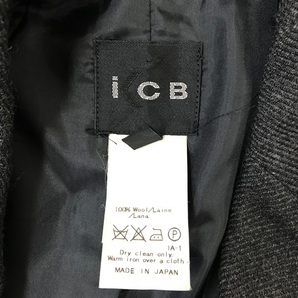 1725 【 ICB 】 セットアップスーツ / ジャケット・スカート（両サイドスリット入り）  サイズ:9   色：グレーの画像6