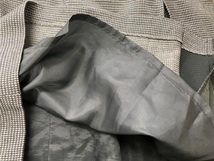 1743　sunauna　スーナウーナ　ワールド　七分袖　ワンピース　おしゃれ可愛い裾プリーツ入り　　サイズ：38　　色：グレー柄入り_画像6