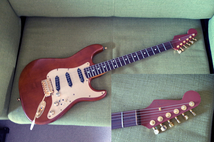 ★ Fender Japan フェンダー ストラトキャスター 改造品 1990年代製 リバースヘッド ストラトキャスター EMG ピックアップ SV ★_画像1