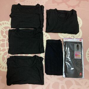 ユニクロ ヒートテック 80cm 長袖＆タイツ 美品 UNIQLO