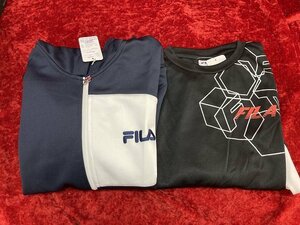 10-11-503 ◎Z キッズ アパレル 子ども服 150cm 男の子 FILA トップス パーカー 2点セット 　未使用品