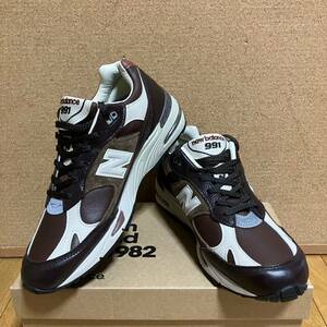 NEW BALANCE M991GBI BROWN LEATHER MADE IN ENGLAND ( ニューバランス M991 ブラウン レザー UK製 MADE IN UK ) 27.0cm 送料無料