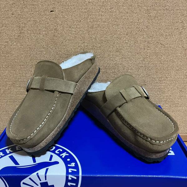 ビルケンシュトック BIRKENSTOCK バックリー スエード シャーリング [1018127] Buckley Suede Shearling 23.0cm 送料無料