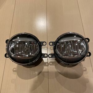 新車外し トヨタ 純正 LED フォグランプ プリウス ヴォクシー アクア レクサス 30 アルファード ヴェルファイア KOITO 48-150 左右セット