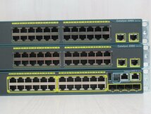 Ω x1# 14209# 保証有 Cisco【 WS-C2960S-24TS-L + WS-C2960-24TT-L(2台セット) 】シスコ Catalyst 2960 スイッチ 領収書発行可_画像4