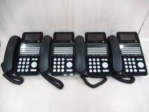 Ω tア 6464 保証有 19年製 ナカヨ NAKAYO S-integral 24ボタン標準電話機 NYC-24Si-SDB 4台セット ・祝10000！取引突破！_画像1