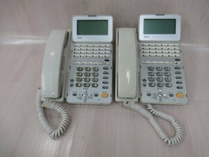 Ω保証有 ZG2 6675) GX-(24)RECSTEL-(2)(W) 2台 NTT αGX 24ボタン録音スター電話機 中古ビジネスホン 領収書発行可能 同梱可 東仕