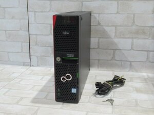 ▲Ω 新TTPC 0880 富士通【 PRIMERGY TX1320 M3 】【 Xeon E3-1220 V6 3.0GHz / SAS 2.5インチ 600GB ×1 / 16.00GB / OS無 】鍵付