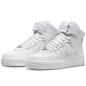 NIKE WMNS AIR FORCE 1 HI DD9624-100 エア フォース 白×白 25.5cm