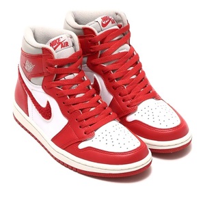 NIKE W AIR JORDAN 1 RETRO HI OG DJ4891-061 エア ジョーダン ハイ 白×赤 25.0cm