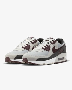 NIKE AIR MAX 90 DQ4071-004 エアマックス 薄灰×バーガンディー US8.5