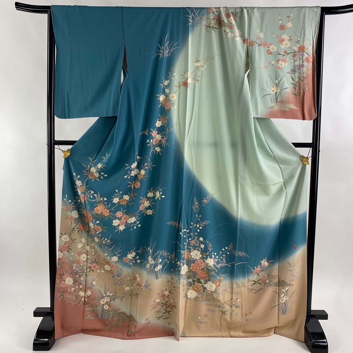年最新ヤフオク! 訪問着 正絹 桜の中古品・新品・未使用品一覧