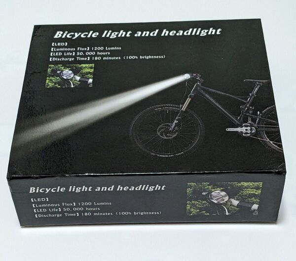 新品未使用品 自転車用LEDライト2000ルーメン.