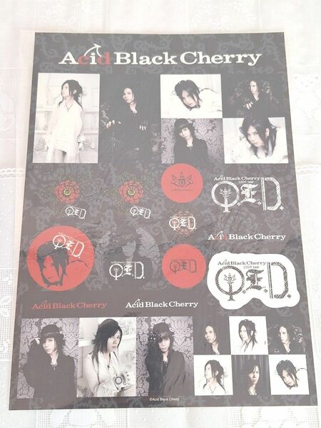 Acid Black Cherry ステッカー 2009 tour QED yasu ABC シール 林保徳