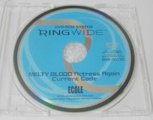 SEGA Sega RING WIDE MELTY BLOOD Actress Again Current Code DVD-ROM disk DVR-0013D