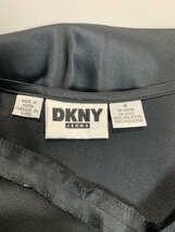 １円〜　DKNY jeans　ディーケーエヌワイジーンズ　ワンピース　ノースリーブ　サイズ4　黒　ポリエステル　C1218_画像4