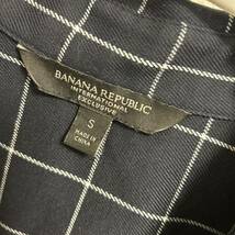 送料無料 匿名配送 banana republic シャツワンピース ロングワンピース バナナ・リパブリック_画像4